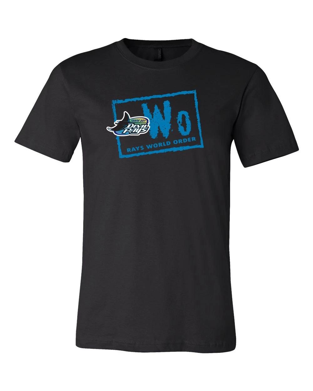 Tampa Bay Devil Rays NWO logo T-Shirt | New World Order! S-6XL S