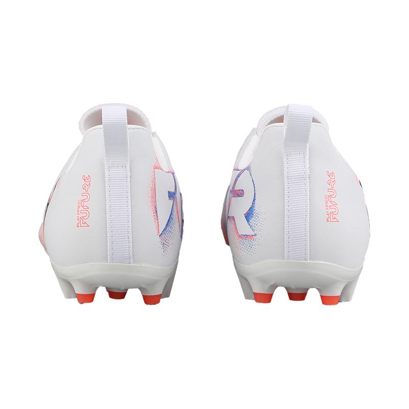 Puma Future 8 Match Mg Low Top No Lace Kids Football Shoes Kids Football Shoes White Red 10861901