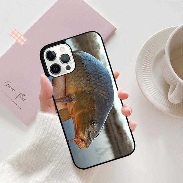 KARPFENFISCHEREI FISCH Handyhülle Cover Für iPhone 17 Air 16 15 14 Plus Apple 11 12 13 Pro Max Hülle