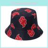 Sombrero de Sol Estampado de Anime Sombrero de Pescador Estilo Dibujos Animados Gorra de Protección Solar Unisex