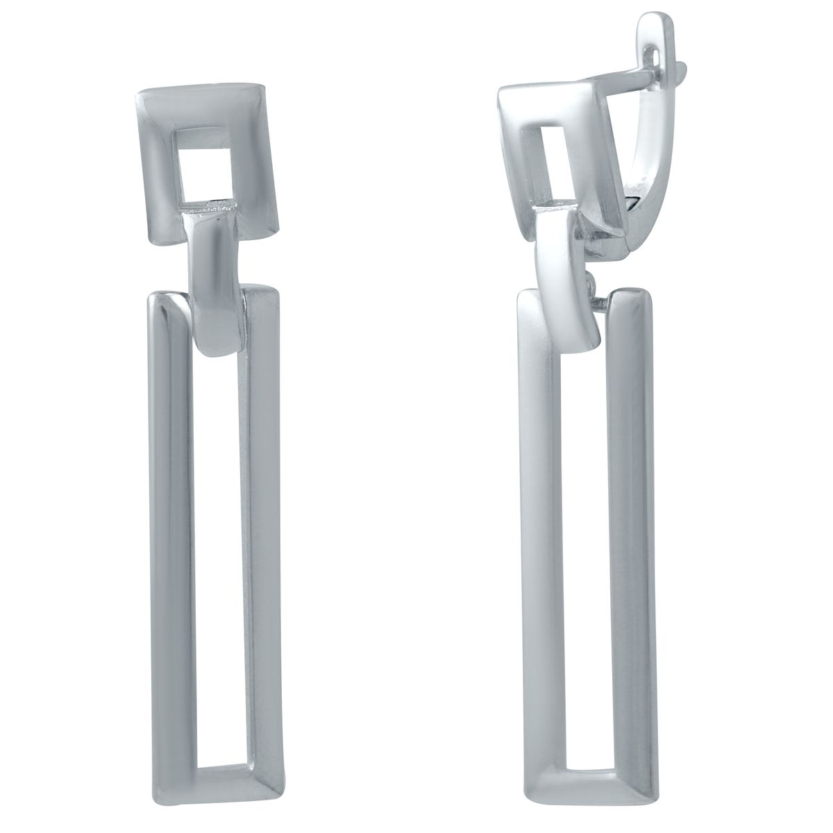 

Срібні сережки без каміння (2029854)