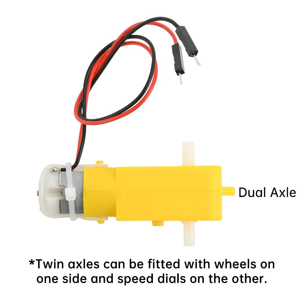 TT Motor DC 3V-6V Dual Shaft Gear Motor Gearbox Engine Motor for Arduino DIY Smart Cars Chassis Models Robot Toys Reduce Motor