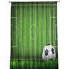 Fotbal Fotbal Gymnasium Zelený tyl Průsvitné okenní závěsy do obývacího pokoje ložnice moderní voál organza závěsy