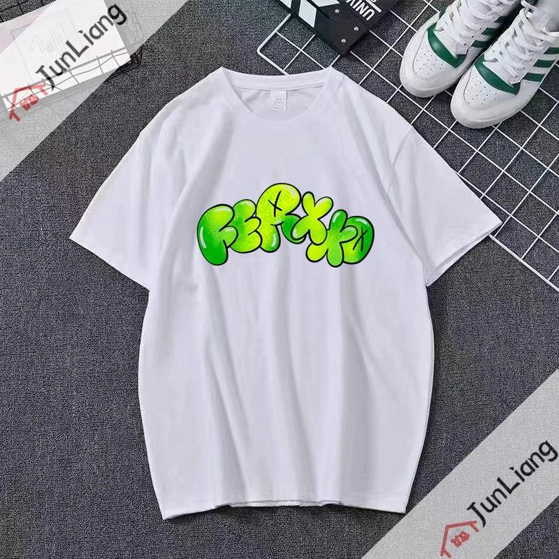 Ferxxo Breathable Tshirt Rapper Feid Printed Tshirts Summer Short Sleeve Tee Hip Hop Unisex Women Streetwear Tshirt