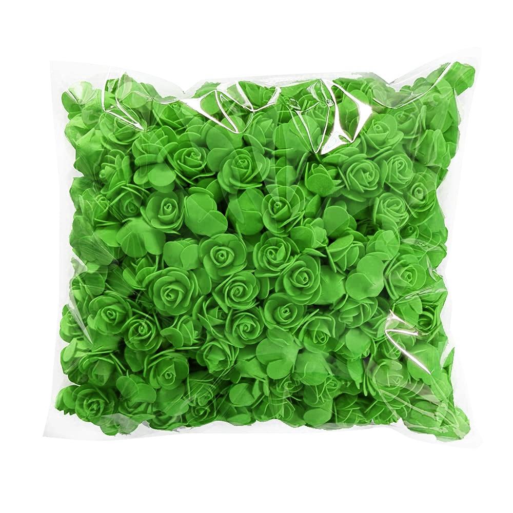 50pcs/Pack 3cm Foam Rose Heads Artificial Flower Teddy Bear Rose For Wedding Birthday Party Home Decor DIY Valentines Gifts