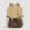 Schoolbag Outdoor Casual Backpack Male and Female Couples Go Out Lightweight Nylon Contrast Backpack Junior High School Student School Bag