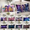 KPop Demon Hunters  Anime style pillowcase: colorful star characters, cool patterns, fashionable home decoration