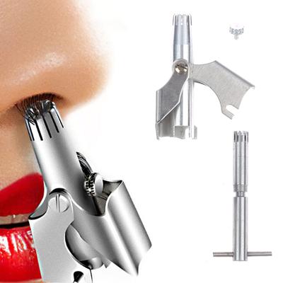 Čistič zastřihovače chloupků v nose pro muže a ženy Nerezová ocel Manuální Mechanický Holicí strojek Omyvatelný Nástroje pro odstraňování chloupků Odnímatelný