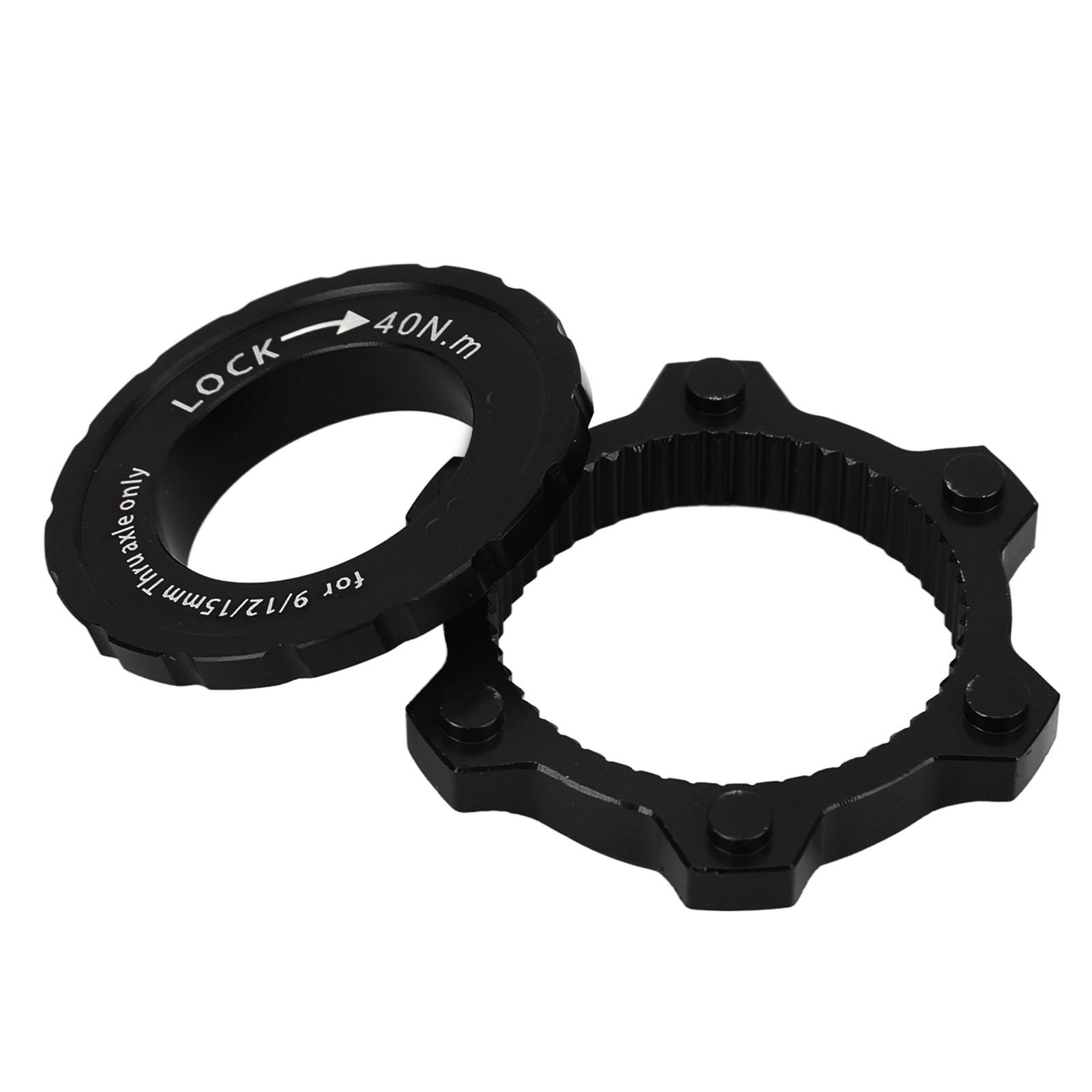 

CANSUCC Bike Hub Disc Brake Center Lock Adapter Aluminum Alloy Center Lock Disc to 6 Pin Disc Adapter Black чёрный