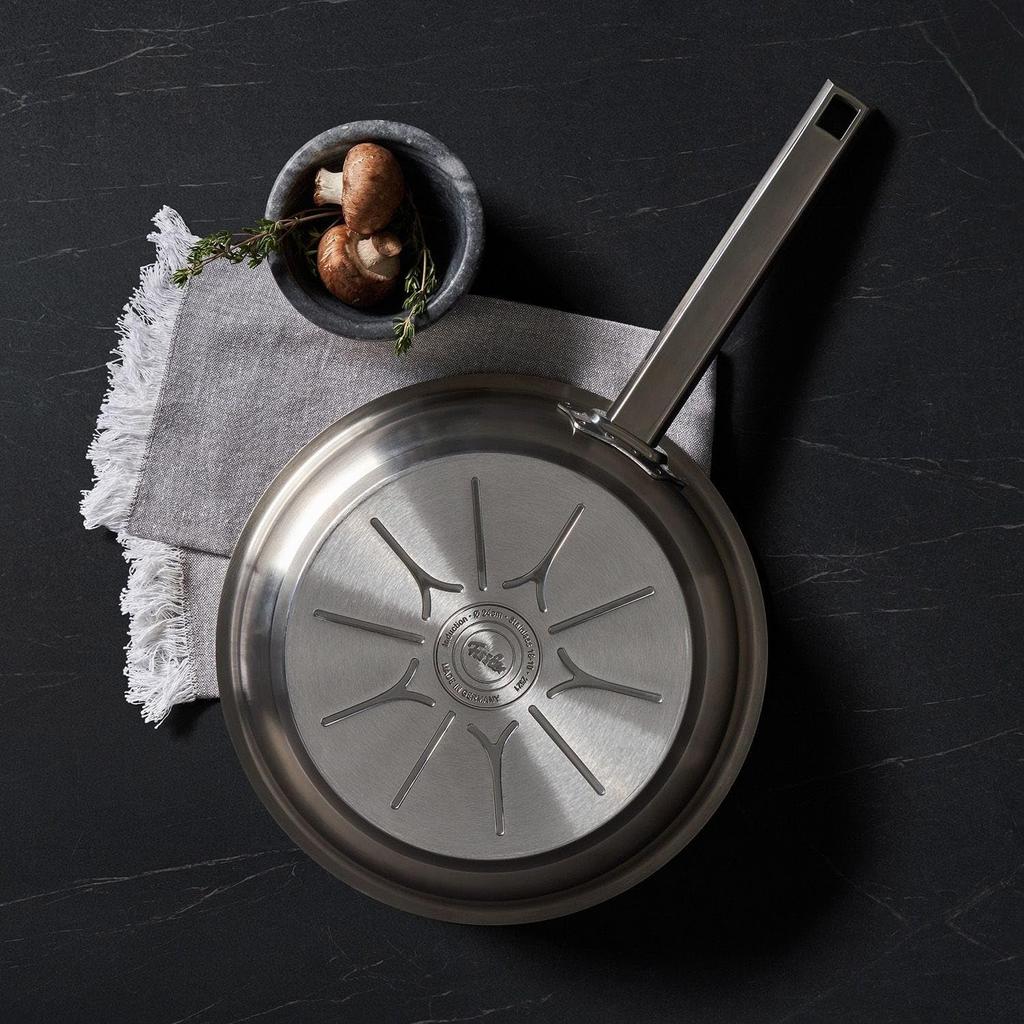 Fissler Original Profi Collection 28cm Frying Pan, Gas/IH Compatible, Made In Germany [Official Japanese Product] 084-378-28-100 Silver