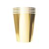 20 American Cardboard Cups 53cl Gold