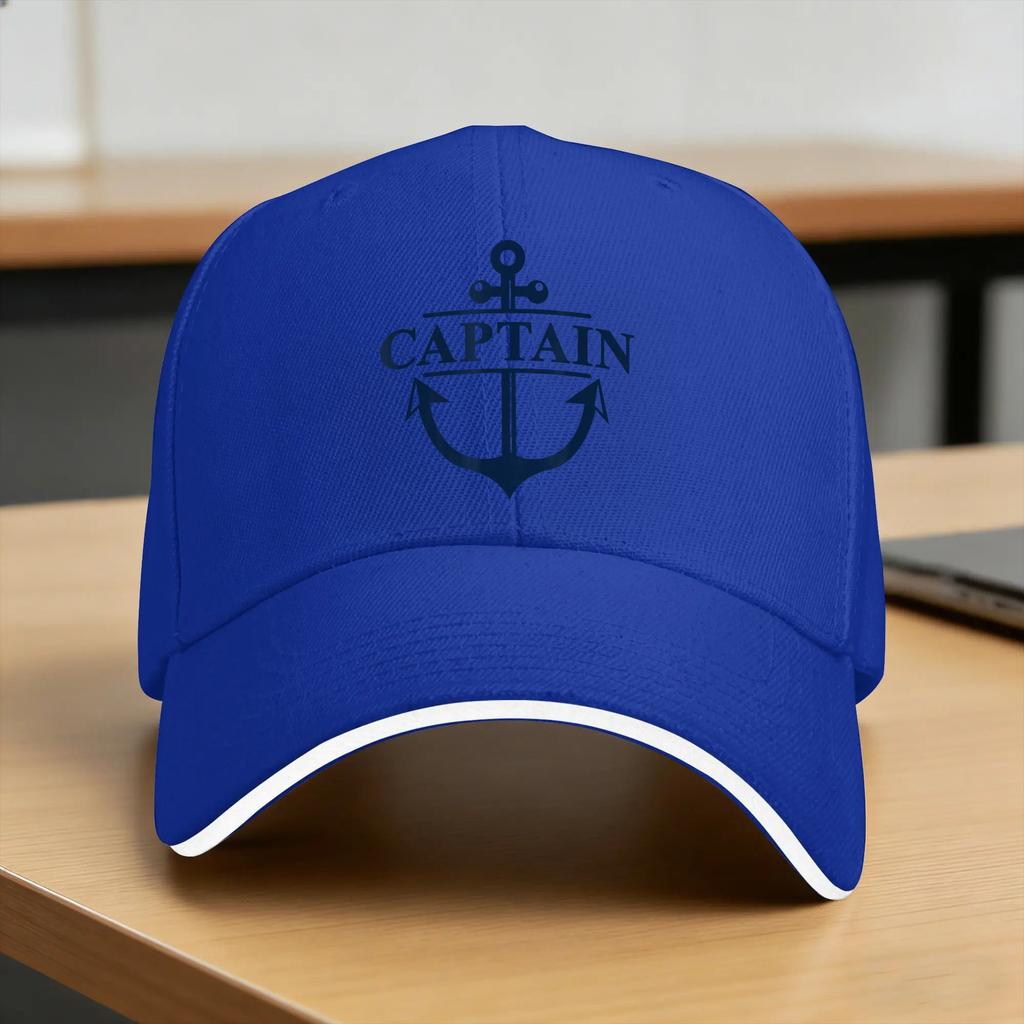 Captain & First Mate Matching Set Pontoon Boat Sailing Sun Baseball Cap Summer Unisex-Teens  Print Trucker Hat Gym Baseball Caps