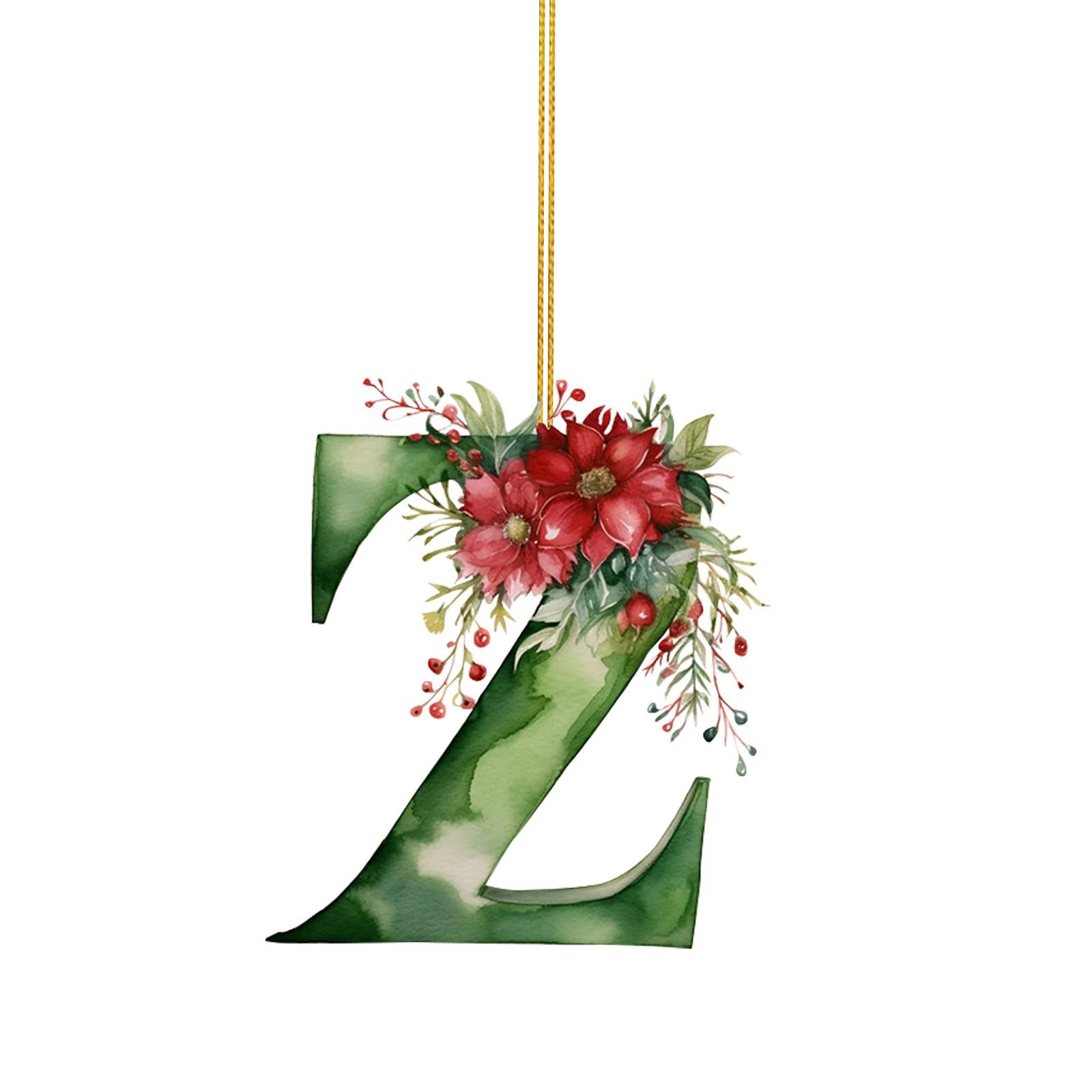 

26 букв,Рождество,Украшения,Акрил,1 One Size