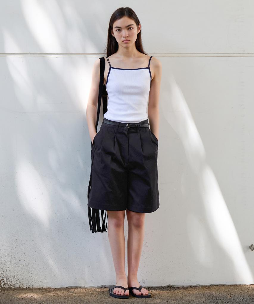 Leuba Essential Cotton Half Pants - Black