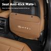 Car Seat Anti-Kick Pad Leather Back Protector Cover For Opel Astra Corsa Insignia Zafira Meriva Grandland Vectra Mokka Vivaro An