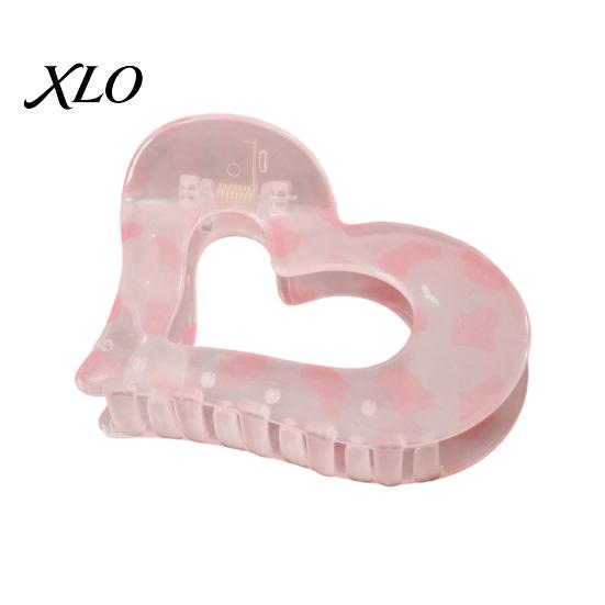 Tägliches Pendeln Haarzubehör Herz-/Sternform-Klammerclips für Damen, Rutschfester Clip Damen Accessoires Styling Und Lässige Outfits Transluzent