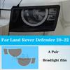 Car ization Headlight Protective Film Blackened Transparent PPF TPU Anti-scratch Sticker For Land Rover Defender -