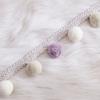 25M 3cm Ball Pom Pom Curtain Trim 5cm Width Pillow Decoration Pompom Tassel Tablecloth Edge DIY Craft Craft Ribbon