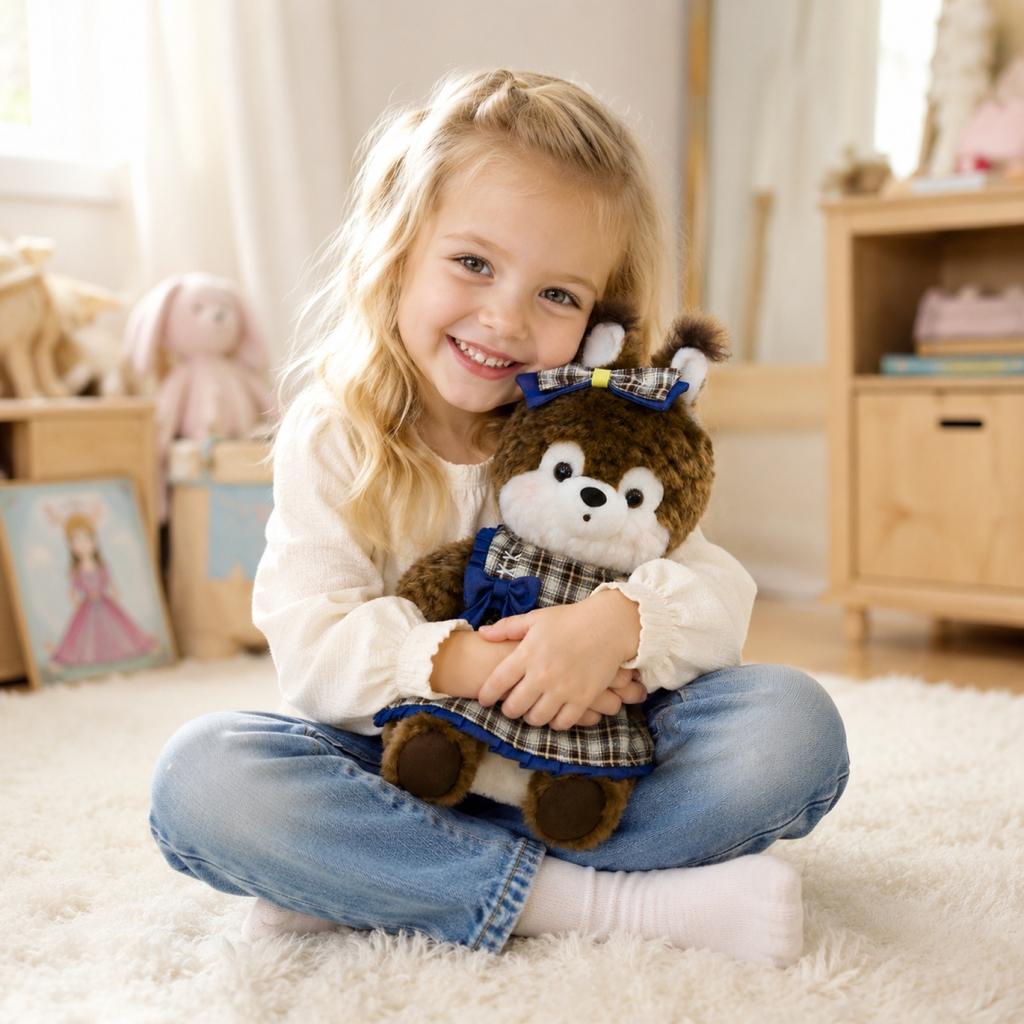 Soft Plush Stuffed Animal Toy, Cute and Cuddly for Home Decor and Play, Birthday Gift for Kids and Adults