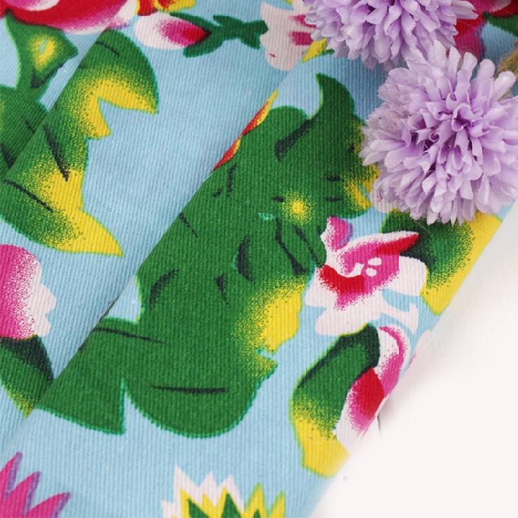 Blumen Baumwollstoff zum Nähen Basteln Heimdekoration 160 cm Breit Nähbaumwollstoff für Bekleidung Accessoires