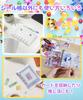 A7 Clear Sticker Book with Bonbon Drop Compatible Puffy 3D Collectible Mini PVC Refill Set of Rurumi 6-Hole Stickers, Binder, 20,