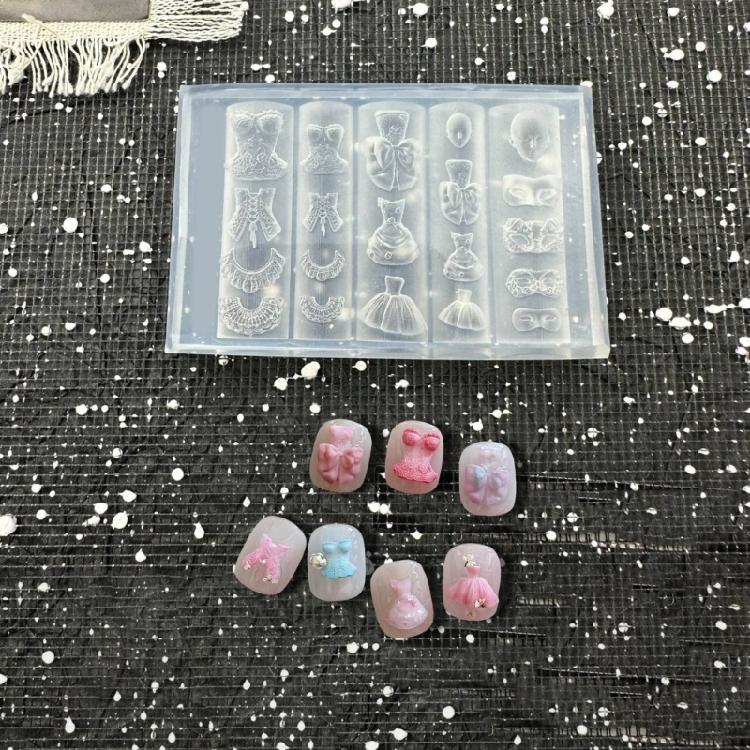Soft Shapeable Silicone Face Casting Tool Ideal for Theme Parties and Artistics Nail Pattern