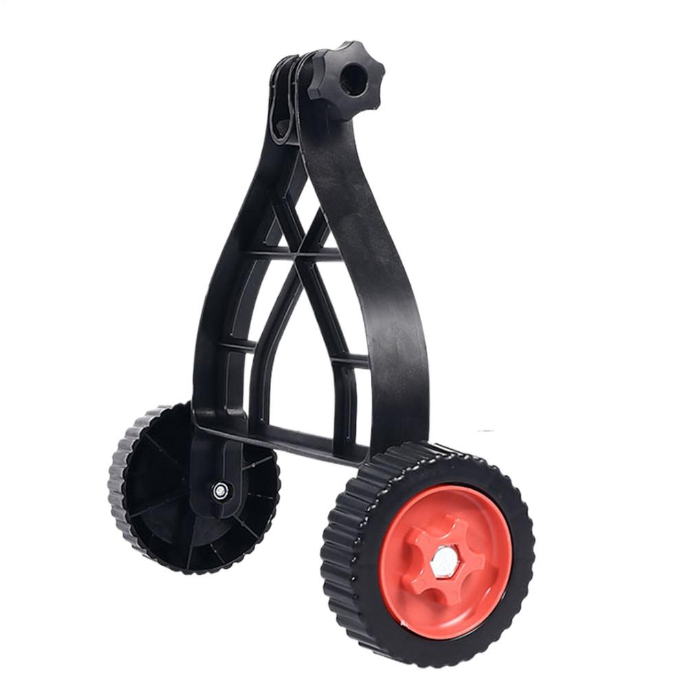 Adjustable Lawn Mower Support Wheel Attachment Garden Grass Trimmer Detachable Auxiliary Wheel Quick Change Power Tool