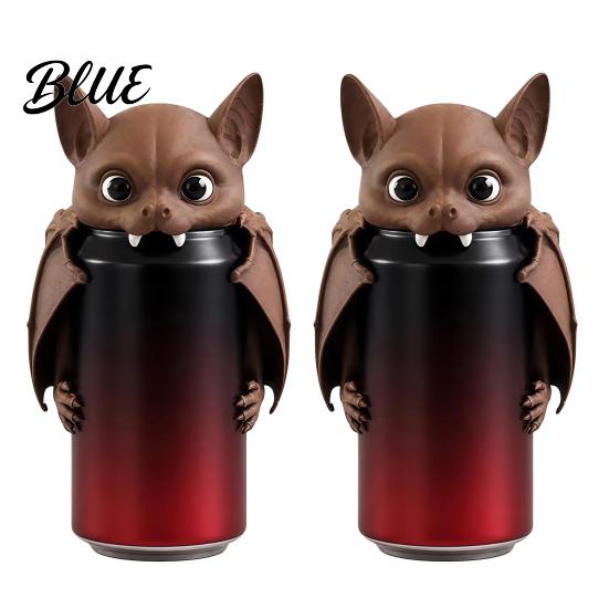 Camping Beverage Covers Bat Can Cover Soda Cap 3D Printed Dust Lid for Standard Cans Outdoor Picnic Drink Caps Reusable Funny Shaped Beer Protector
