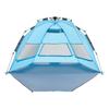 SucceBuy Beach Tent Sun Shelter for 4 Person Pop Up Beach Tent UPF 50+ Protection with Carrying Bag for Camping Fishing Picnic