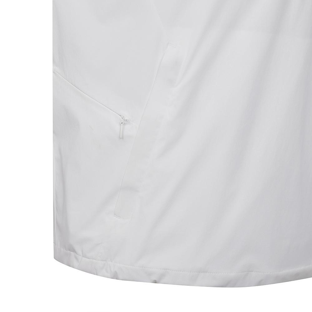 MALBON GOLF Performance Short Sleeve Anorak White (Man)