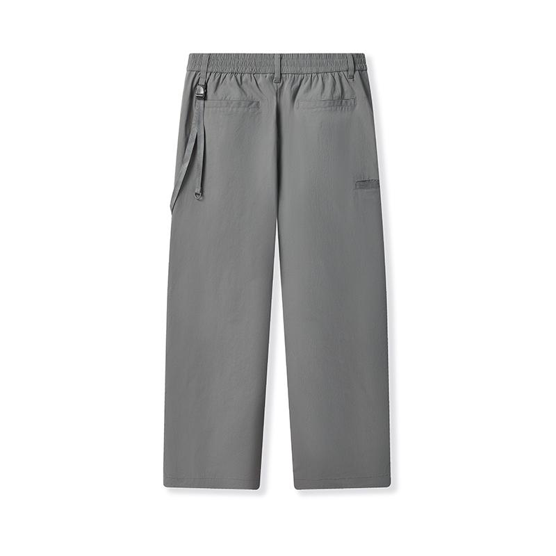 FILA Original Retro Stylish Comfortable Woven Casual Pants Men bottoms Cloud-Gray F11M539806FDY