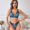 Spitze Sexy Damen BH Set Mode Push Up Kontrast Damen N Unterwäsche Set
