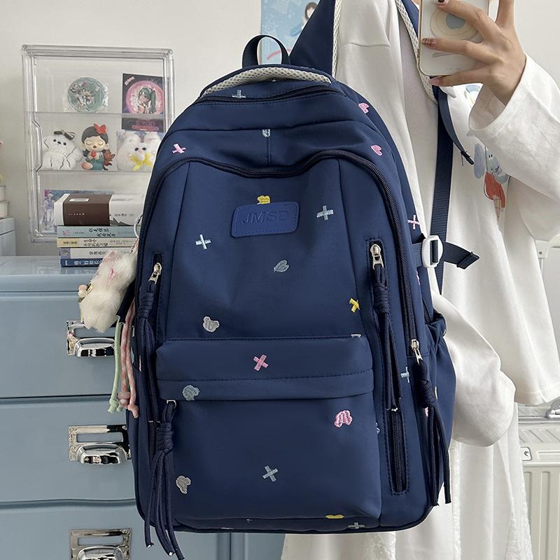 Schoolbag New Mori Large-capacity Backpack for Junior and High School Students Lightweight Women's Schoolbag Simple and Versatile Campus Backpack