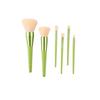 High-Grade Little Daisy 14-Piece Makeup Brush Set: Soft Bristle Powder and Fan-Shaped Highlighter Brushes for Beauty Application.