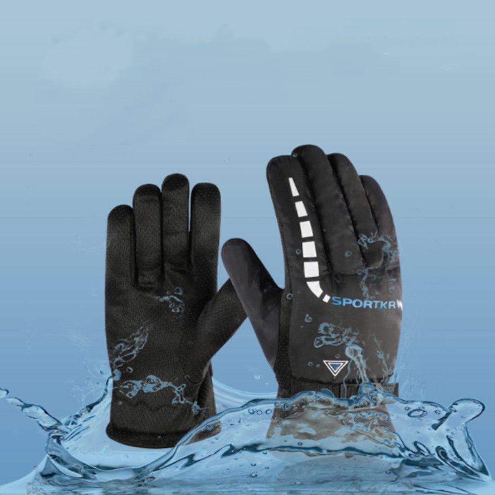 Thicken Warm Gloves Ultralight Motorcycle Gloves New Winter Gloves  Men Women