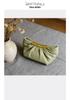 Leia Pleated Metal Dumpling Bag - Luxury Evening Shoulder Bag for Women