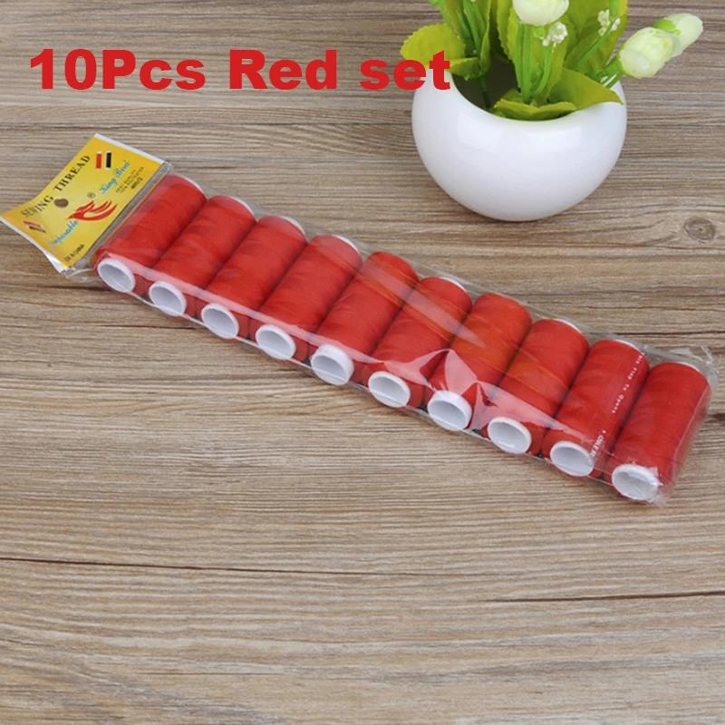 10Pcs Polyester Sewing Thread Kits 200yards Per Spools Sewing Thread Craft For DIY Home Hand Sewing & Embroidery