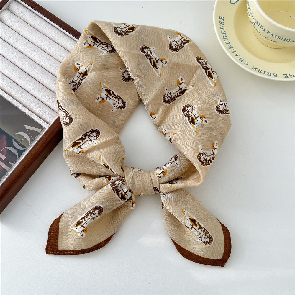 65*65cm Square Hair Scarf Cotton Bandanas Hairband Headband Hairscarf Headscarf Turban Shawl Wrap