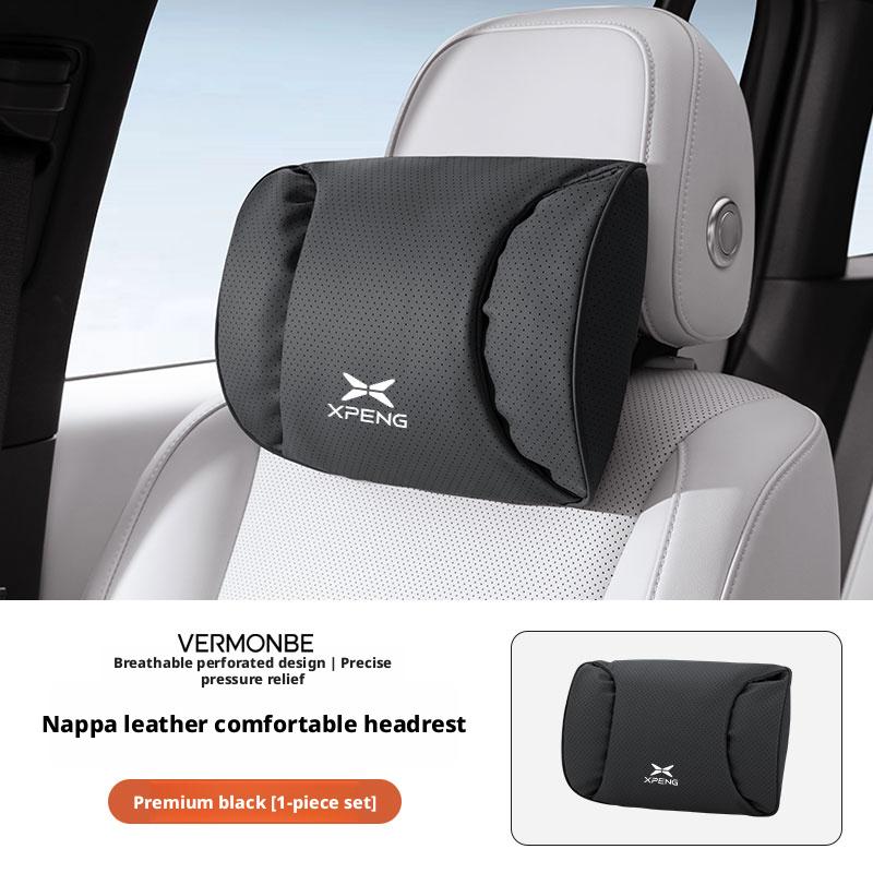 

1 pc car seat headrest/neck pillow, lumbar support pillow, custom logo, interior car accessory, for XPeng G6 G7 G9 P5 P7 X9 G3