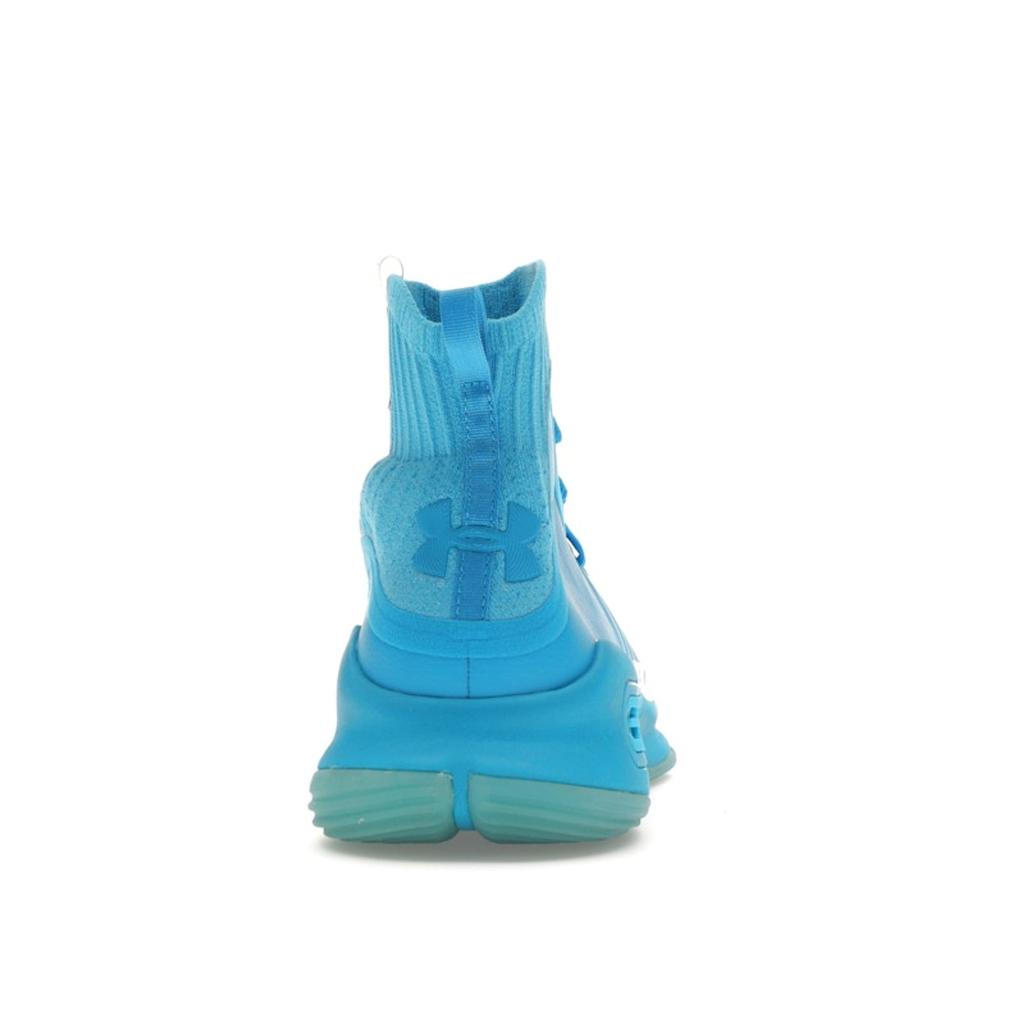 Under Armour Curry 4 Retro Flooded Men Tenisky Modrá Capri Metallic-Gold 1298306-404