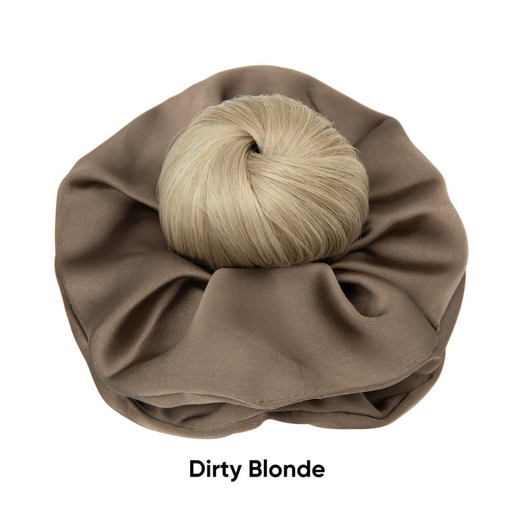 Elegant Influencer-style Hair Tie Synthetic Natural-looking Artificial Flower Bun  for Daily Use