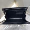 Genuine Leather Woven Card Holder Wallet Men Women Compact Business Commuter Clutch Bag In Black Coffee Grey Green