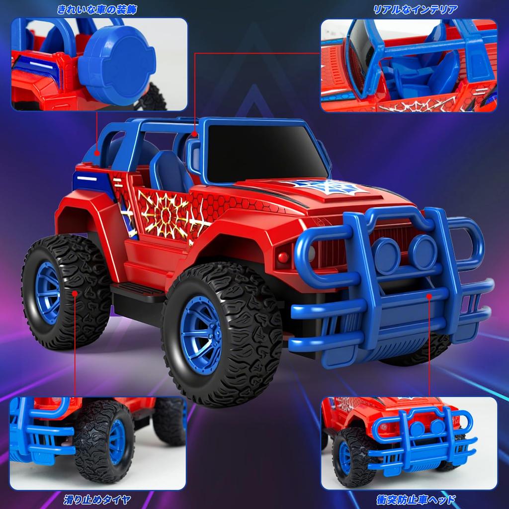 Scale Remote Control Jeep Car Toy for Electric RC Perfect for Girls and and Christmas 1/20 Off-Road Kids, Car, Boys, Birthdays, Children's Day, (RC