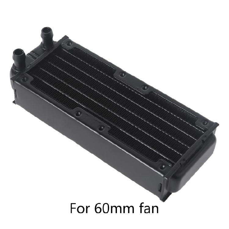 Aluminum Water Cooling Radiator 6 Tubes Heat Exchanger CPU Heatsink Cooler Fast Heat Dissipation for PC Computer