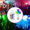 1PC 16 Colors RGB Bulb LED Multicolor Bulb E27 220V Household Lighting Dimmable 24 Key Remote Control Smart Lamp Atmosphere Light