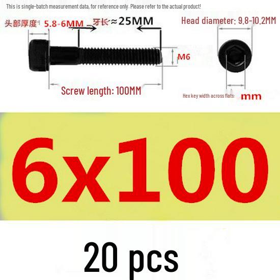 High-Strength Grade 12.9 Internal Hex Head Screws M1.4-M20