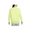 Nike Sportswear Phoenix Fleece Solid Color Crewneck Sweatshirt Women Sweatshirt Light-Lemon-Yellow DQ5734-736