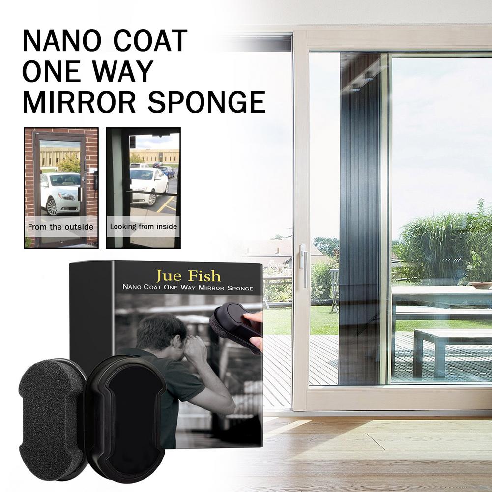 Anti Peeping Glass Cleaning Sponge Isolate Glass From Light Dedicated For Privacy Protection In Cars & Home Effective Anti-theft