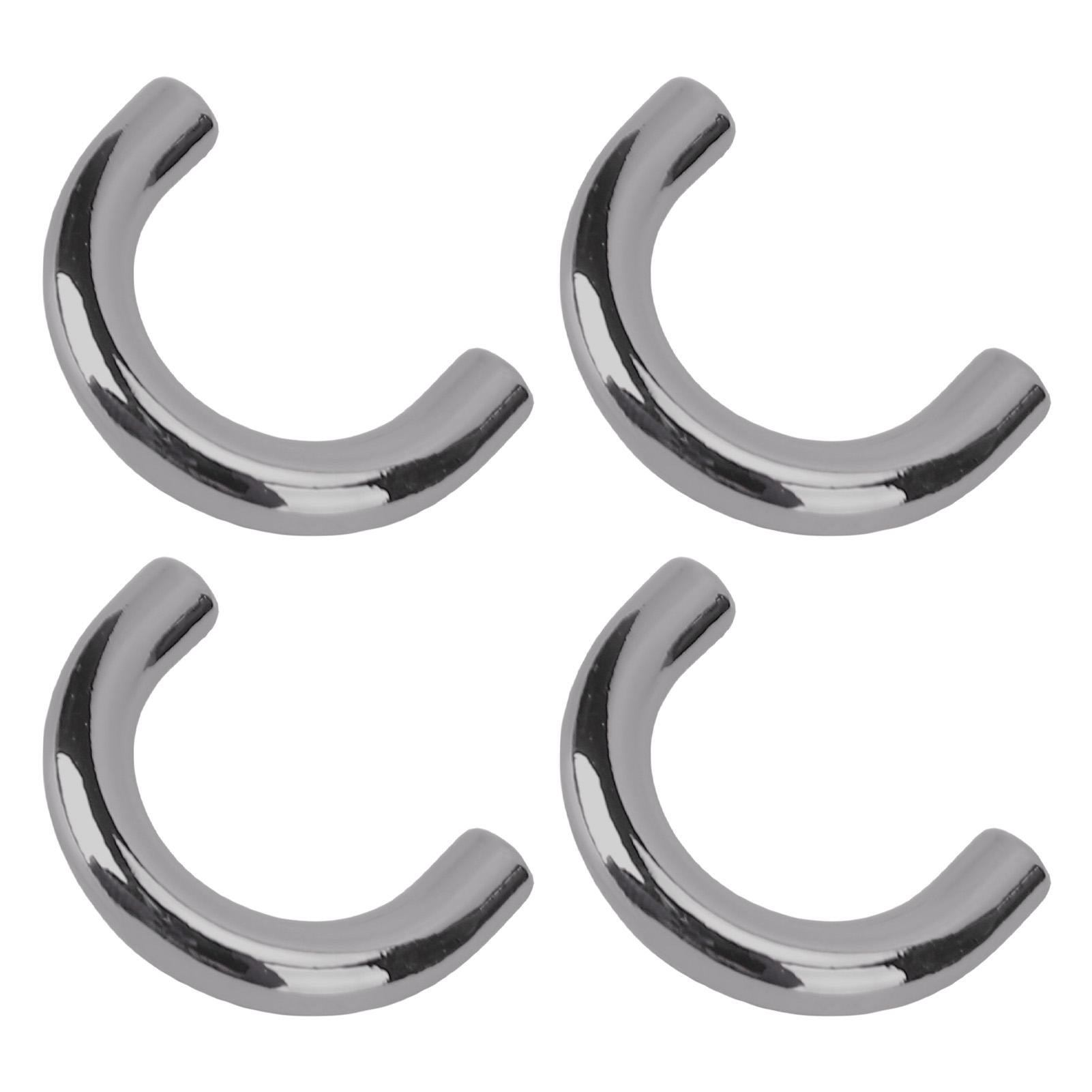 

20 комплектов D-образных соединительных пряжек из цинкового сплава и железа, многофункциональные, с гальваническим покрытием, D-образные серый