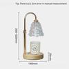 Wax Melt Lamp Fragrant Gift Desk Lamp Smoke Free Temperature Regulating American Retro Night Light Aromatherapy Lamps(No Candle)